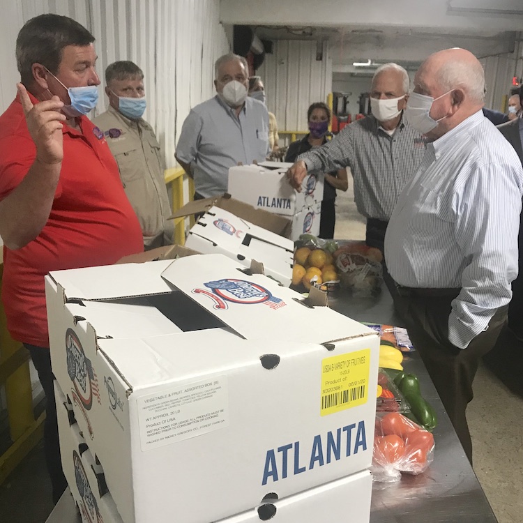 State and federal programs offer fresh food products.